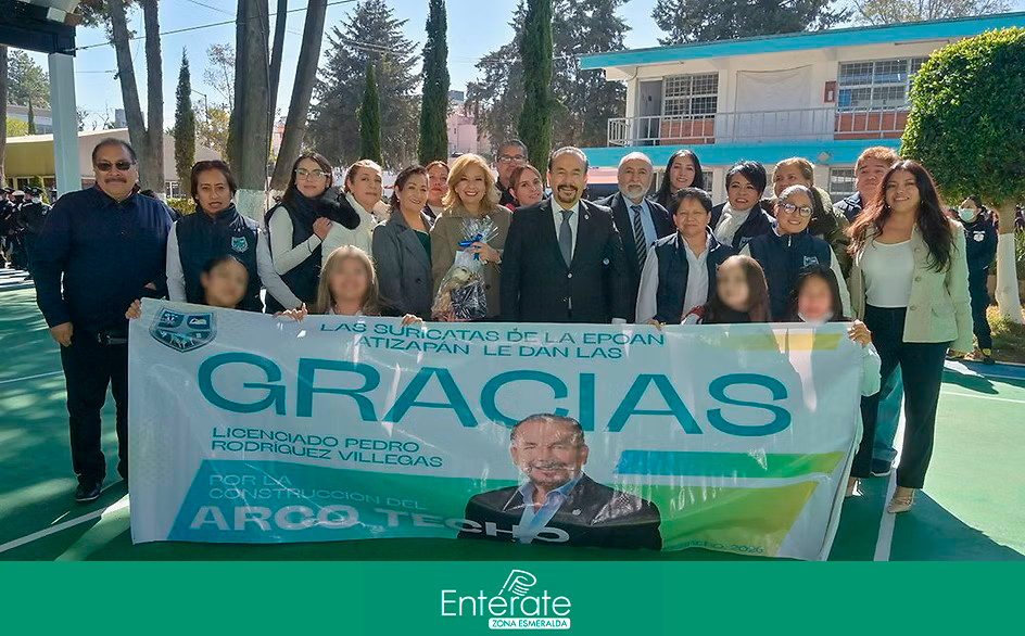 Atizapán de Zaragoza fortalece infraestructura educativa con nuevos arcotechos