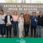 Entregan 600 becas para clases de natación en Atizapán